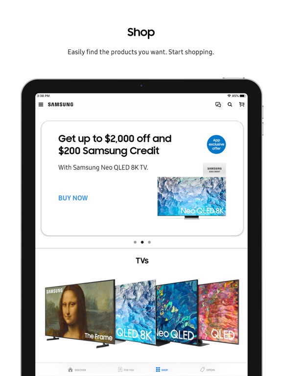 Shop Samsung screenshot 2