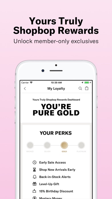 Shopbop screenshot 1