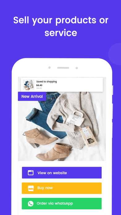 Shoplnk-Store,website builder screenshot 2