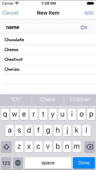Shopping list Courzeo Lite screenshot 2