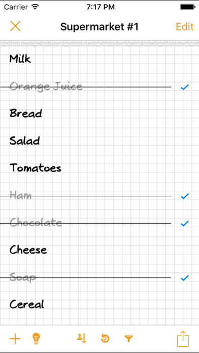 Shopping list Courzeo Lite screenshot 4