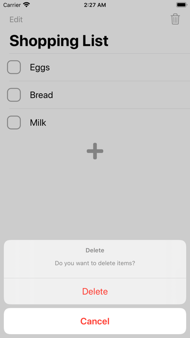 Shopping List :) screenshot 1