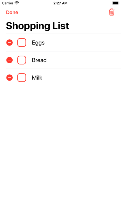Shopping List :) screenshot 2
