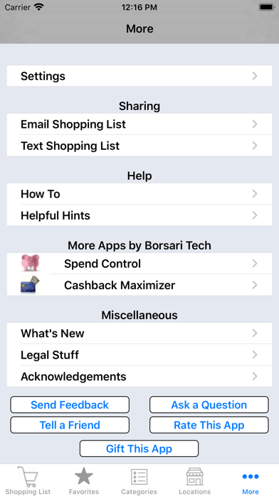 Shopping.List screenshot 2