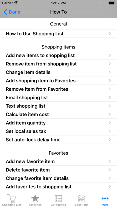 Shopping.List screenshot 1