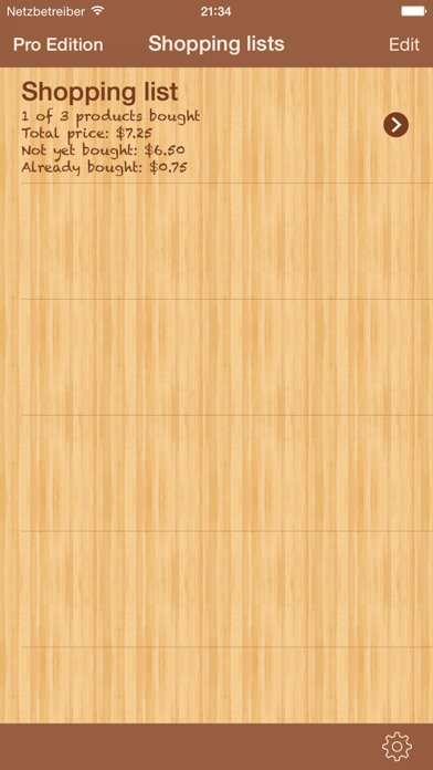 ShoppingList Lite Edition screenshot 2