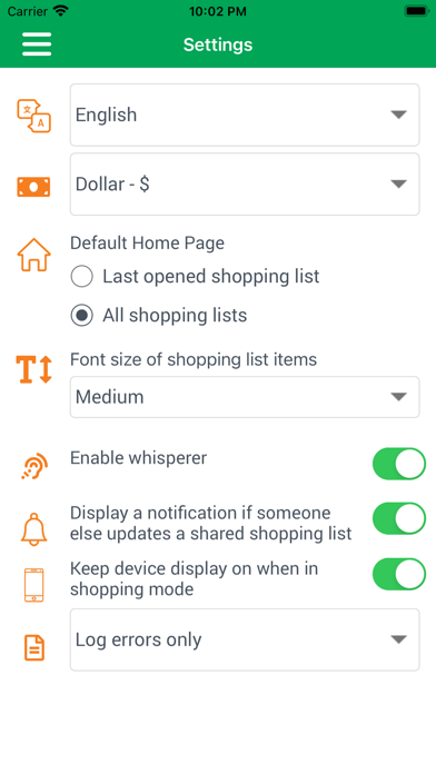 Shoppka - smart shopping list screenshot 2