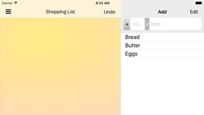 ShopShop - Shopping List screenshot 1