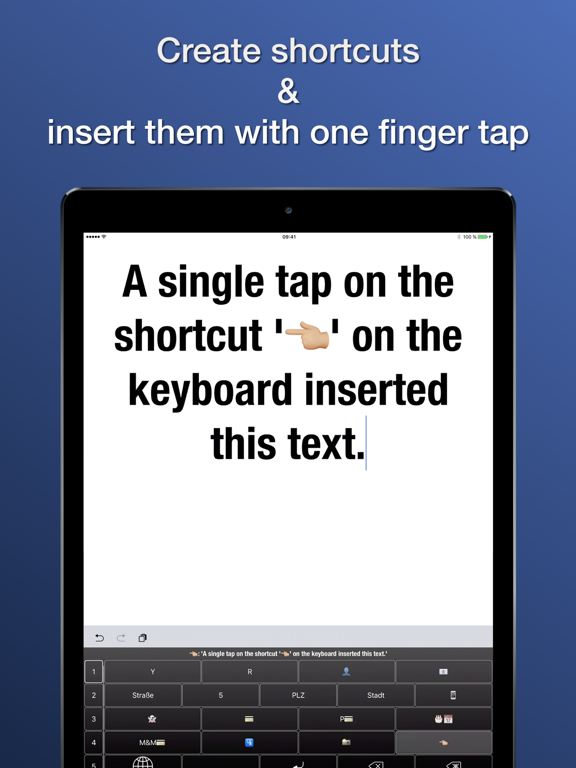 Shortcut Abbreviation Keyboard screenshot 1