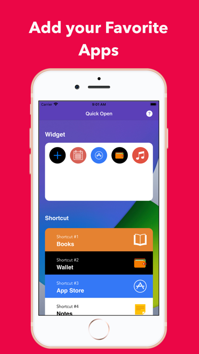 Shortcut Widget - for iPhone screenshot 3