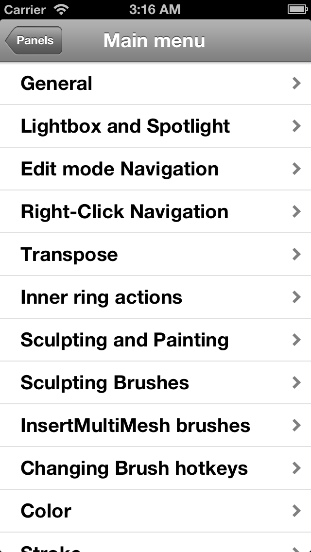 Shortcuts for Zbrush screenshot 3