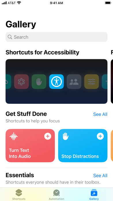 Shortcuts screenshot 4