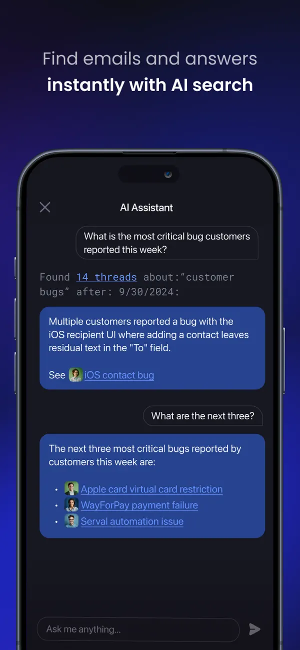 Shortwave - AI Email screenshot 1