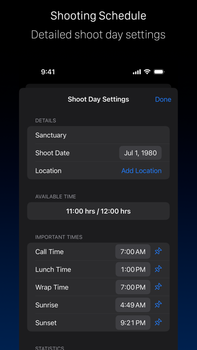 Shot Lister screenshot 2