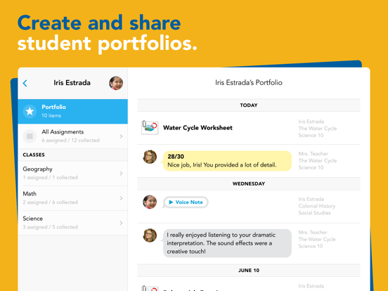 Showbie screenshot 4