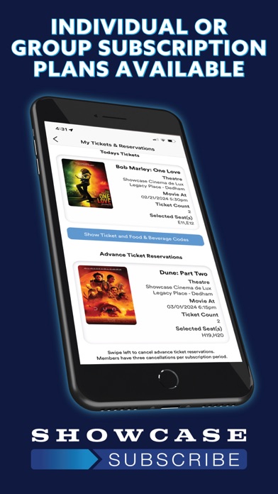 Showcase Subscribe: See Movies screenshot 5