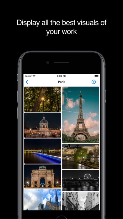 ShowcaseMe, minimalist folio screenshot 4
