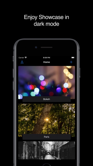 ShowcaseMe, minimalist folio screenshot 1