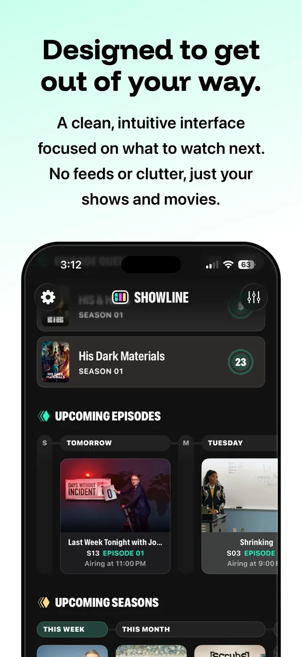 Showline: TV & Movie Tracker screenshot 3