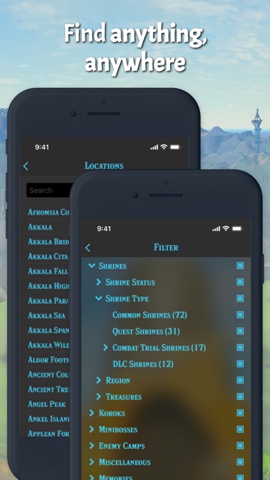 Shrines Guide - BotW Map screenshot 1