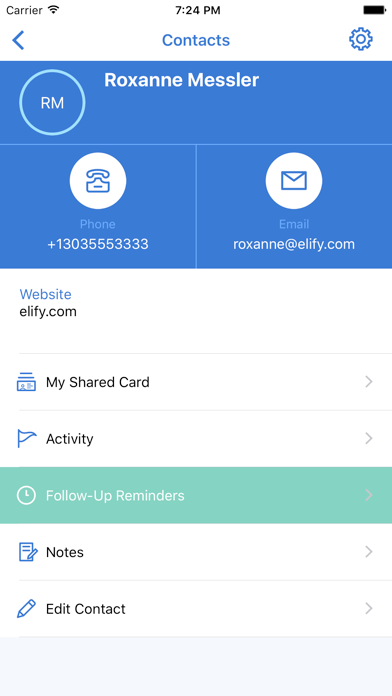 Shuffle -Digital Business Card screenshot 2
