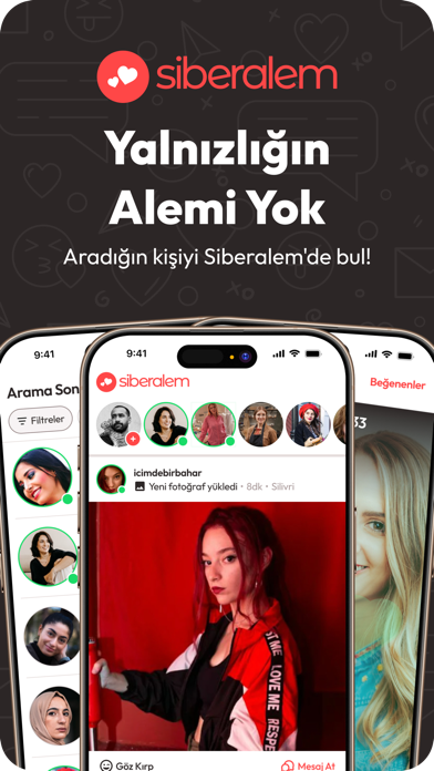 Siberalem: Arkadaşlık & Sohbet screenshot 1
