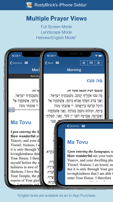 Siddur Zmanim Luach Minyanim screenshot 5