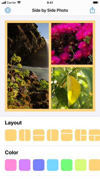 Side by Side Photo Editor Grid screenshot 3