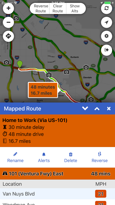 Sigalert.com - Live traffic reports screenshot 1