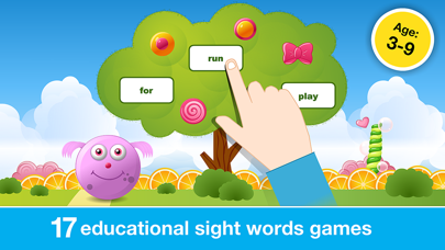 Sight Words Games in Candy Land - Reading for kids screenshot 5