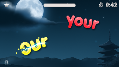 Sight Words Ninja - Slicing Game to Learn to Read screenshot 3