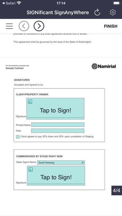 SIGNificant SignAnyWhere screenshot 3
