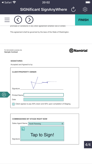 SIGNificant SignAnyWhere screenshot 1