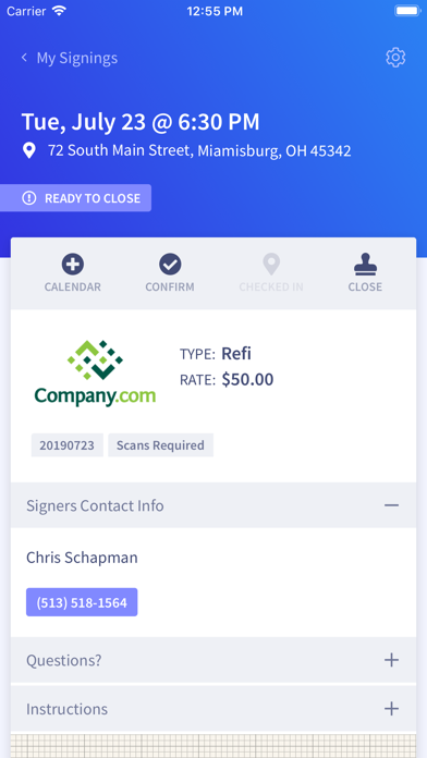 Signing Catch screenshot 1