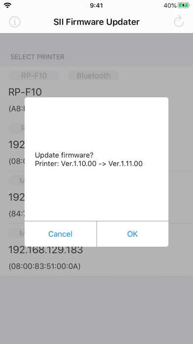 SII Firmware Updater screenshot 3