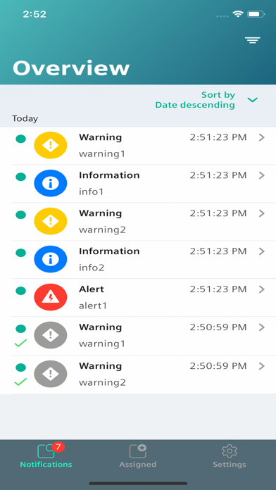 SIMATIC Notifier screenshot 5