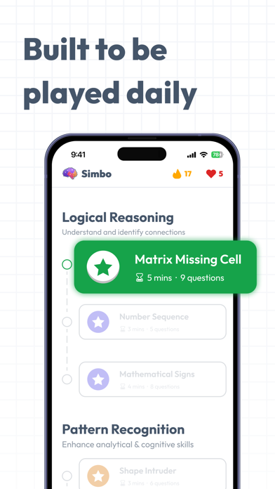 Simbo - IQ & Brain Training screenshot 4