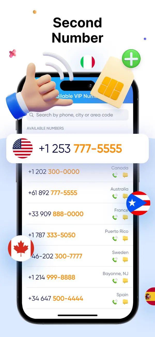SIMless - 2nd Phone Number screenshot 5