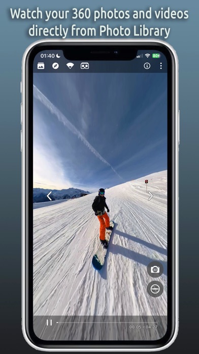 Simple 360 VR Media Player App screenshot 7