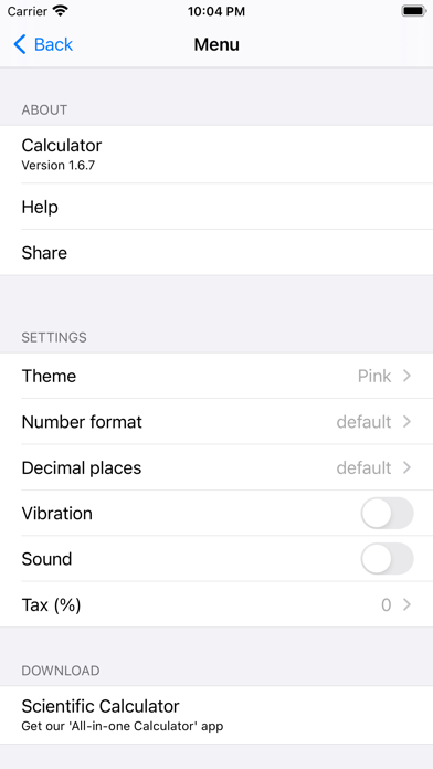 Simple Calculator. + screenshot 1
