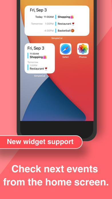 Simple Calendar - SimpleCal screenshot 2