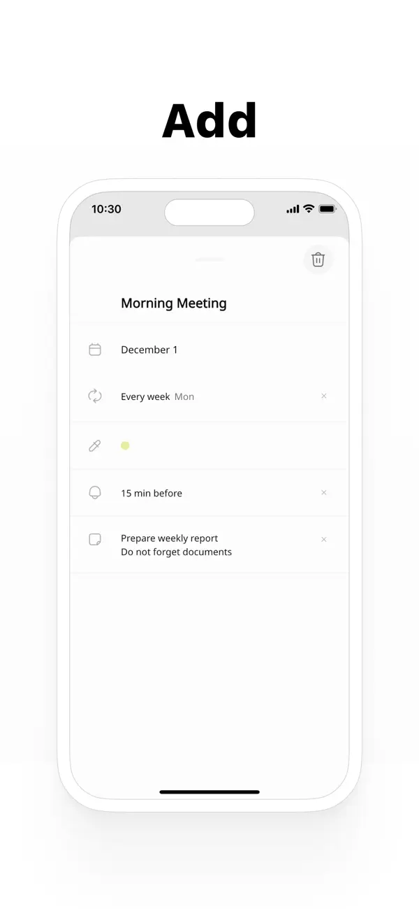Simple Calendar・Schedule app screenshot 4