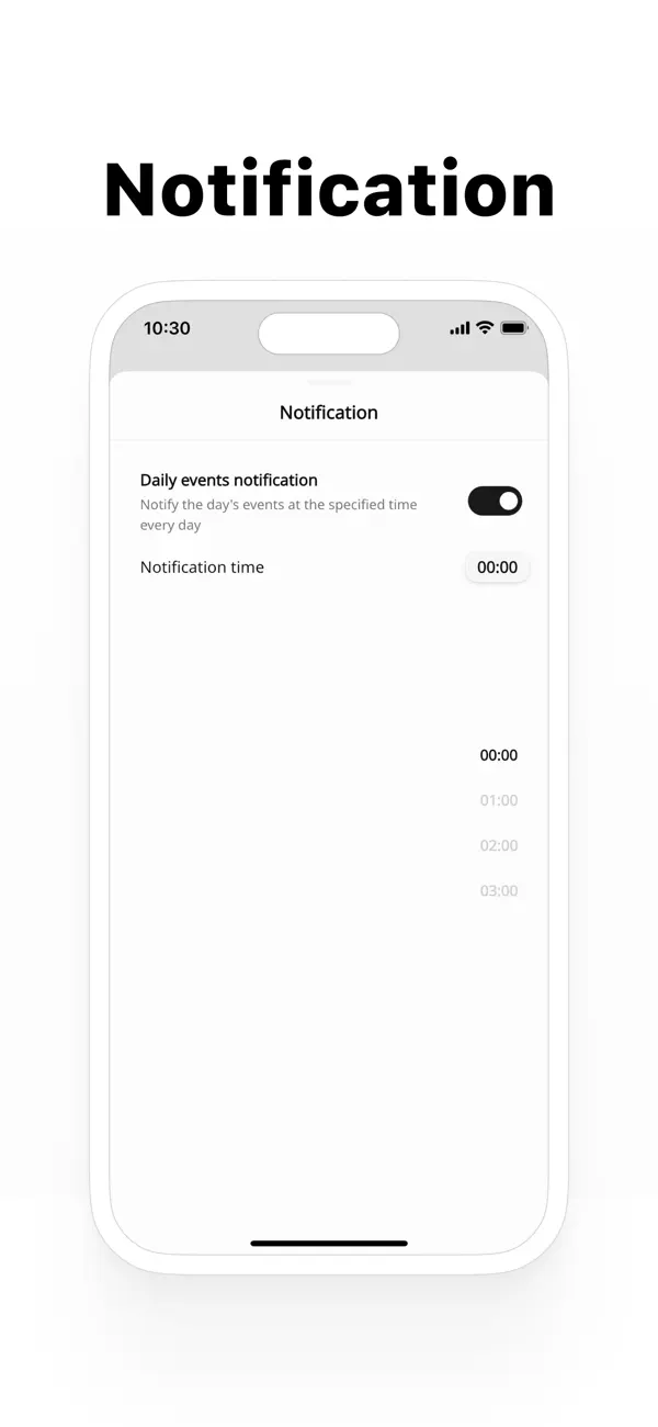 Simple Calendar・Schedule app screenshot 1