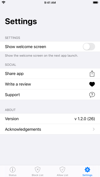 Simple Call Blocker screenshot 1