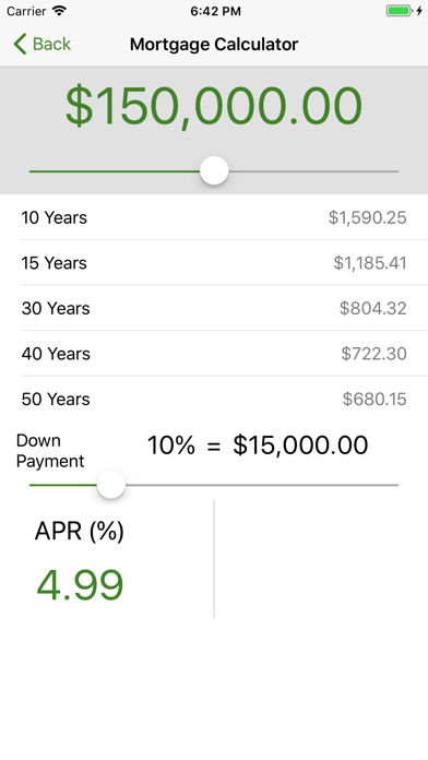 Simple Finance Calculator screenshot 1