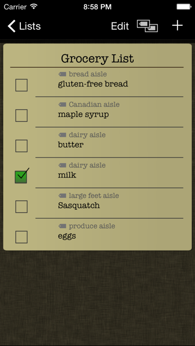 Simple Grocery List screenshot 3