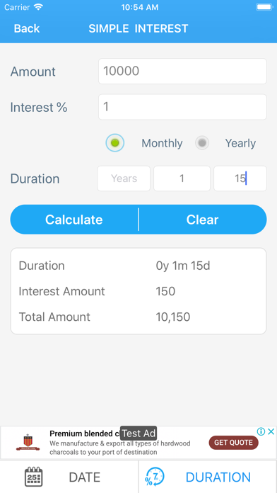 Simple Interest Calculator + screenshot 2