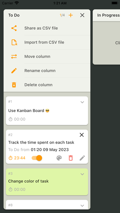 Simple Kanban Board screenshot 3