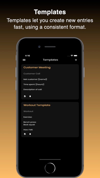 Simple Log - Journal Diary Log screenshot 1