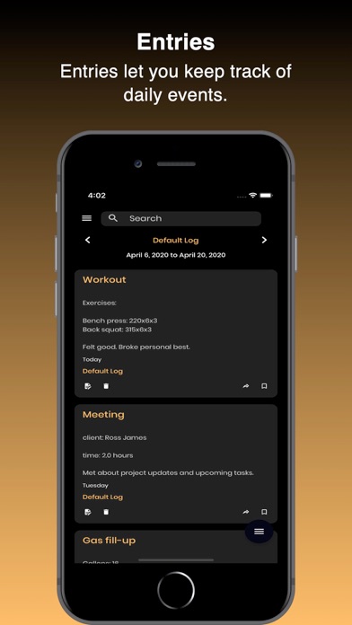 Simple Log - Journal Diary Log screenshot 4